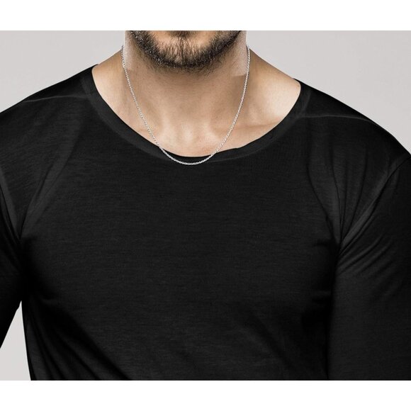 Solid 925 Sterling Silver Rope Chain Necklace 20in 2mm 3mm Diamond Cut Men Women - Picture 3 of 6